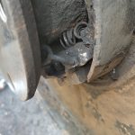 wymiana szczek hamulca recznego bmw e46 naprawa hamulca recznego zestaw naprawczy 0010