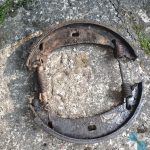 wymiana szczek hamulca recznego bmw e46 naprawa hamulca recznego zestaw naprawczy 0012