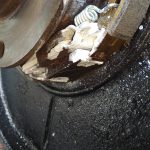 wymiana szczek hamulca recznego bmw e46 naprawa hamulca recznego zestaw naprawczy 0026