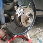 wymiana szczek hamulca recznego bmw e46 naprawa hamulca recznego zestaw naprawczy 0029