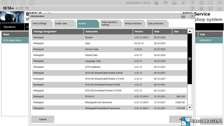 psdzdata ista esys instalacja