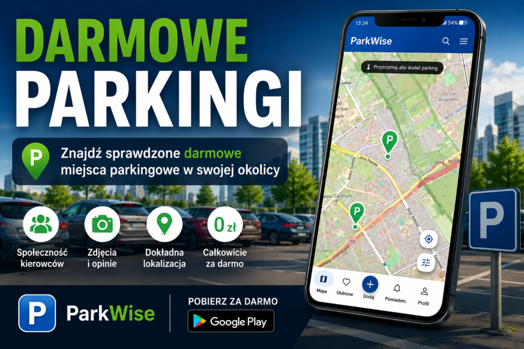 parkwise darmowe parkingi warszawa gdansk gdynia poznan wroclaw krakow lodz Darmowe parkingi w aplikacji ParkWise parkwise darmowe parkingi warszawa gdansk gdynia poznan wroclaw krakow lodz